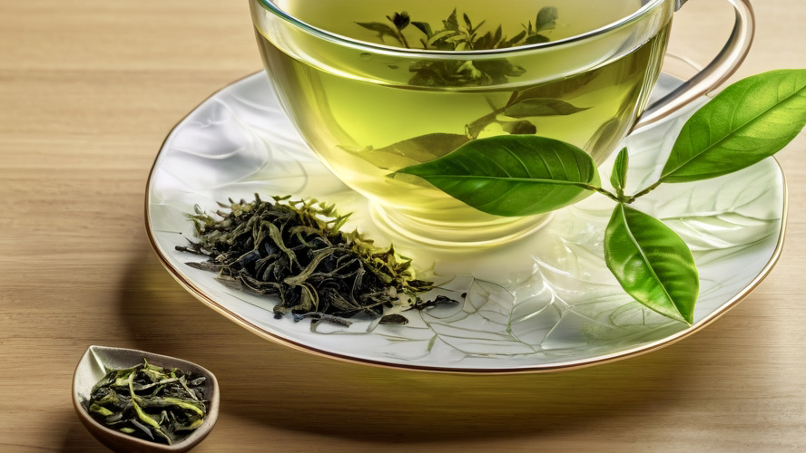 Green tea taste and looks light, the leaves can be brewed severl times.